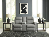 Best Deals Furniture - Ashley Furniture - Gauntlet Reclining Loveseat with Console - DBL Rec Loveseat w/Console - PC4220494